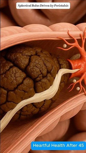 3D Colon Animation: Spherical Bolus Driven by Peristalsis