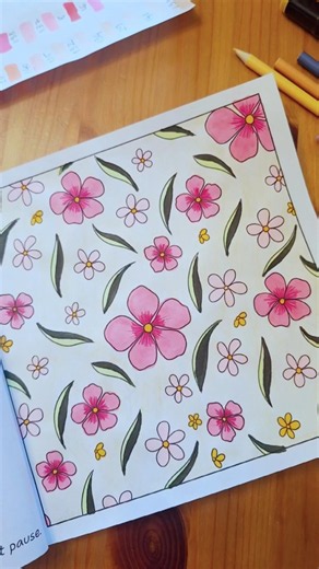 Just Pause 🌿 | Cozy Botanical Patterns Coloring Book
