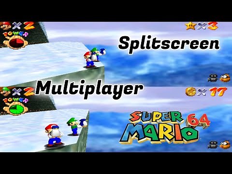 Super Mario 64 Splitscreen on the N64