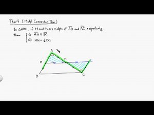 MTH 530 Midpoint Connector Theorem