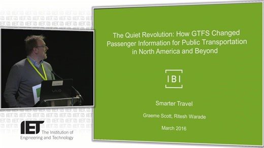 The Quiet Revolution: how the GTFS data feed specification is changing…