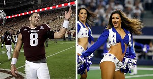 Former Texas A&M QB Married a Dallas Cowboys Cheerleader