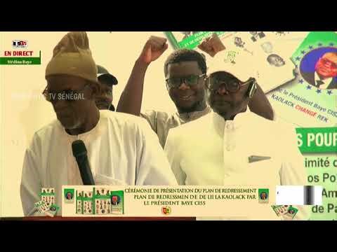 DISCOUR DU KHALIF CHEIKH MAHY NIASS CEREMONIE DE REDRESSMENT DE LA COMMUNE DE KAOLACK