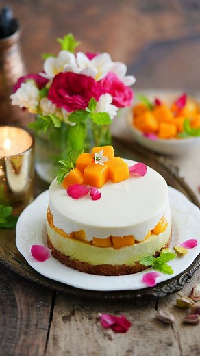 Pistachio Mango Cake—A Tropical Nutty Delight You Can’t Miss!