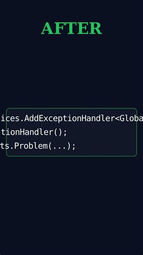 .NET 8 API Error Handling in 1 Handler #Shorts