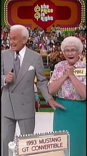 Marge Wins a 1993 Mustang GT Foxbody history. 🚗💨#PriceIsRight #ClassicTV #FoxbodyMustang