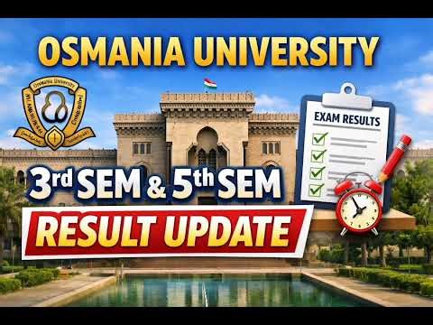 OU Degree 3rd & 5th Sem Results 2025 (Regular) – Expected Release Date, How to Check