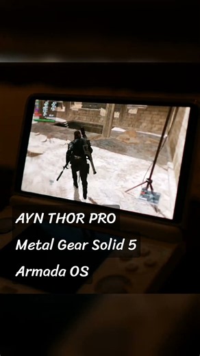 AYN THOR PRO | METAL GEAR SOLID 5 GAMEPLAY | ARMADA OS #mgs #aynthor