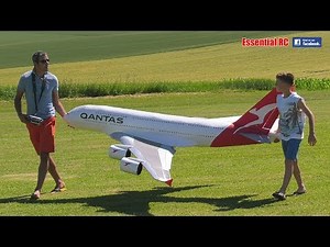 FATHER AND SON BUILD AND FLY HUGE Radio Controlled RC QANTAS AIRBUS A380 LARGEST PASSENGER AIRLINER