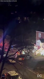 WATCH: A house in Arlington, Va. exploded after a barricade situation. Read more here: https://www.dcnewsnow.com/news/local-news/virginia/arlington-county/police-suspect-fires-flare-gun-makes-explosion-in-arlington-home/ | DC News Now