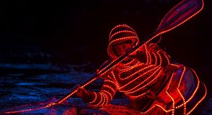 Breathtaking Video of a Washington Kayaker Tackling a Waterfall at Night with LEDs