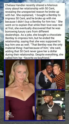Chelsea handler recently shared story about her relationship#50cent