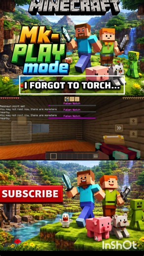 Minecraft new movements.