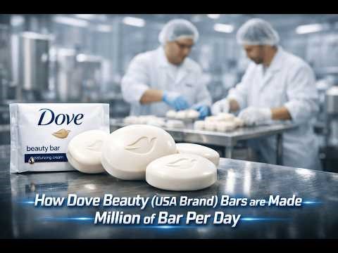 Dove Soap Manufacturing Process Explained | How Dove Beauty Bar Is Made in Factory