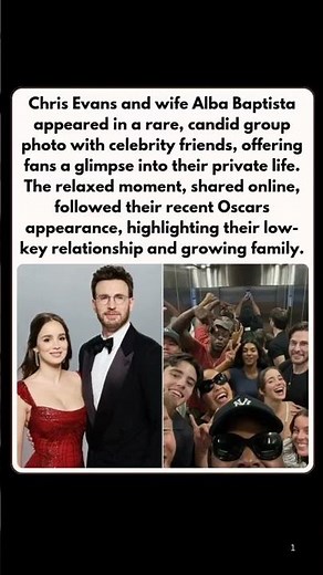 Chris Evans & Alba Baptista's Rare Photo With Celebrity Friends Goes Viral #celebritynews #hollywood