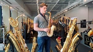 The 1950’s Grafton from our private collection being played by our sax specialist @gplattmusic | SAX - Saxophone Store