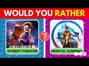 Would You Rather...? Video Games Edition 🎮🕹