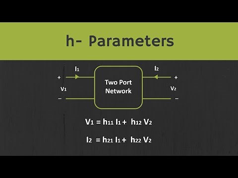 h- parameters (Hybrid Parameters) Explained | Condition for Reciprocity and Symmetry