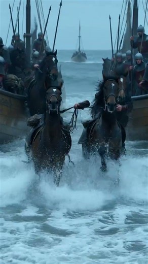 Battle of Hastings 1066 – Norman Landing at Sussex | Epic Medieval Invasion Begins #shorts