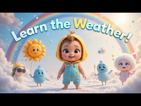 Learn the Weather | Baby Bibi Learning Series | Nursery Song for Kids