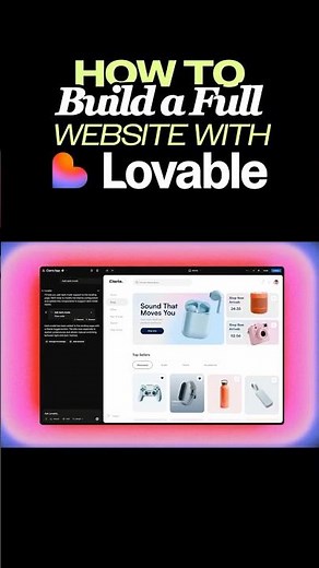 How to build a website with Lovable