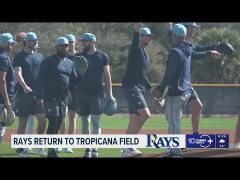 Spring training begins for the Tampa Bay Rays