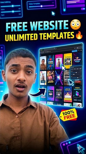 🔥 FREE Website Se UNLIMITED Video Templates 😳 | Pro Editing Secret Revealed! 🚀 🔥