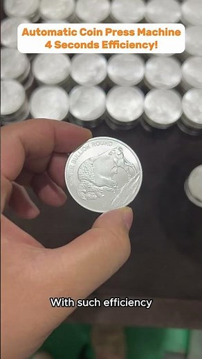 Automatic Coin Press Machine + 4 Seconds per Coin!