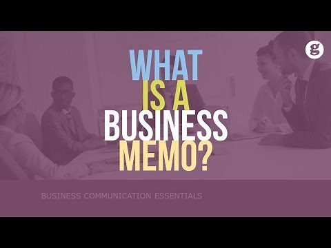 What is a Business Memo?