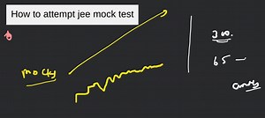 How to attempt jee mock test... | Filo