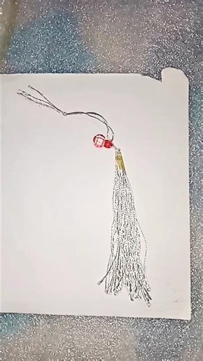 DIY bookmark tassel idea subscribe if you like the video #subscribetomychannel #diy #goviral #shorts