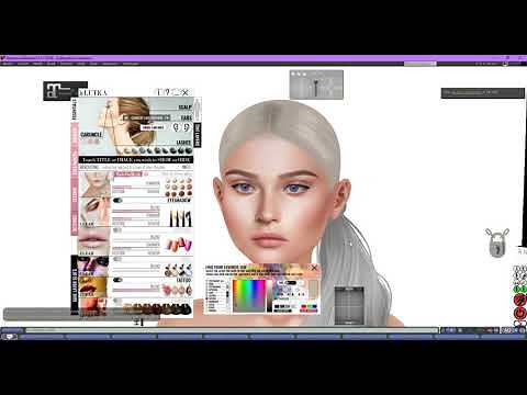 Second life: How to apply hair bases to mesh heads (part 3 of 3 LELUTKA)