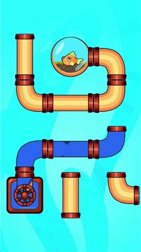 Save the fish pull the pin game play #savethefish #pullthepin #puzzlegame #walkthrough #games #short