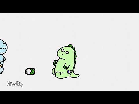 Moriah Elizabeth pickle the dinosaur fan animation