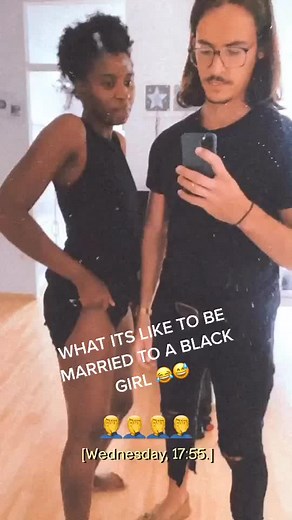 What its like to be married to a black girl haha 😂 #foryou #blackgirl