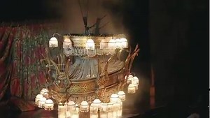1.7M views · 58K reactions | A little illumination! Our chandelier rises on Broadway for the final time  | The Phantom of the Opera | Facebook