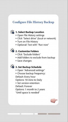 Find & Enable File History in Windows 11 — Don’t Risk Losing Files! #backupsolutions #windowstips