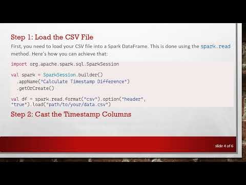 Calculating the Difference in Seconds Between Two Timestamps in Spark SQL