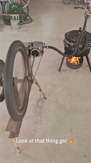 Genius DIY Steam Engine Made from SCRAP!🤯Is This the Coolest Invention? #diy #invention #steamengine