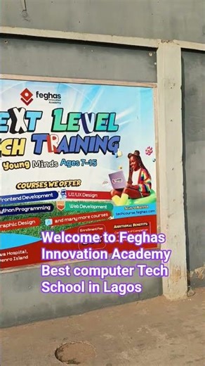 Welcome to Feghas Innovation Academy Best computer Tech School in Lagos #techacademy