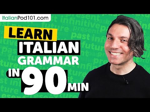 Learn Italian Grammar in 1 Hour - ALL the Basics Beginners Need [Grammar]