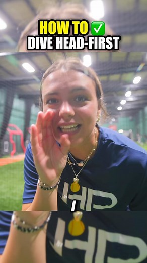 How to dive head first 🥎⚾️ #baseball #softball | New England Prospects Softball Club
