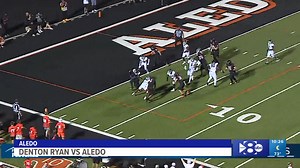 #2 Aledo trailed #1 Denton Ryan 27-8 on their home field. And then the Aledo Mystique took over. 34 unanswered points later, 'The Streak' lives on. Watch the full broadcast here: https://www.youtube.com/watch?v=IzS90epmOY4 | Mike Leslie