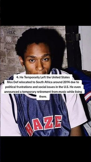 5 Thing's Maybe You Didn't Know About Mos Def #hiphopartist #revolutionofhiphop