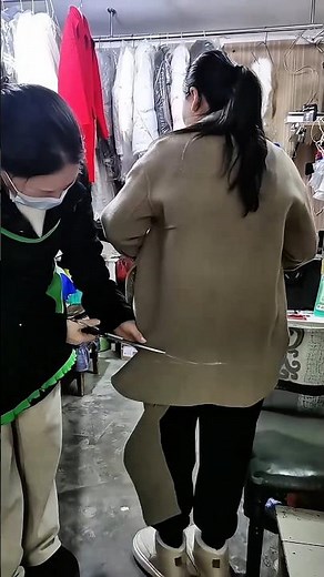 How to measure by cutting a piece of cloth