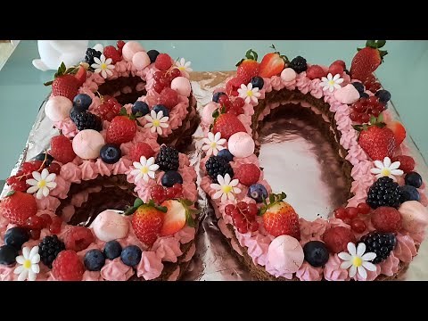 Zahlentorte/ Number Cake/ Geburtstagstorte
