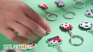 Batiyeer 36 Pack Dance Keychains Bulk Ballerina Party Favors Sports Valentines Gifts Ball Key Chains Funny Keyring for Women Men Birthday Supplies