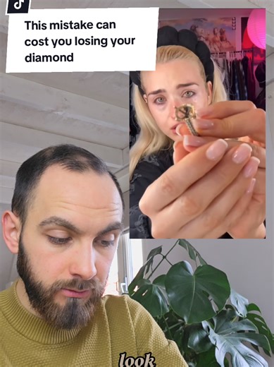 Losing a diamond like this is more common than you think. If you wear your ring every day, your hands hit things all the time, desks, door handles, countertops, without you even noticing. And gold is a softer metal. Prongs are tiny. They do a big job. With a four prong setting, if one prong bends or gets loose, there is not much left holding the stone. That is when a diamond can fall out and it feels like it happened out of nowhere. If you want to reduce that risk, go for six prongs. And if you 