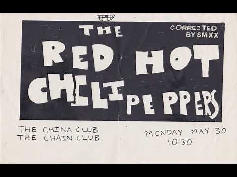 The Red Hot Chili Peppers - Live at China Club (30 May 1983), Correct speed audio