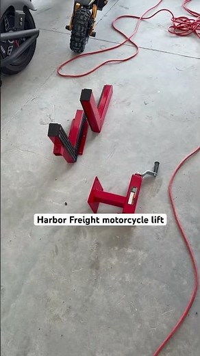Upgrading a harbor freight motorcycle lift